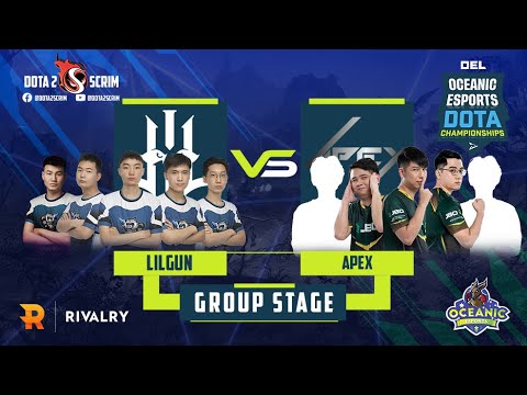 Lilgun vs Apex - Oceanic Esports Dota Championships - Group Stage - B02