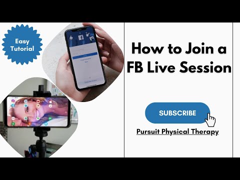How to join a Facebook Live Session