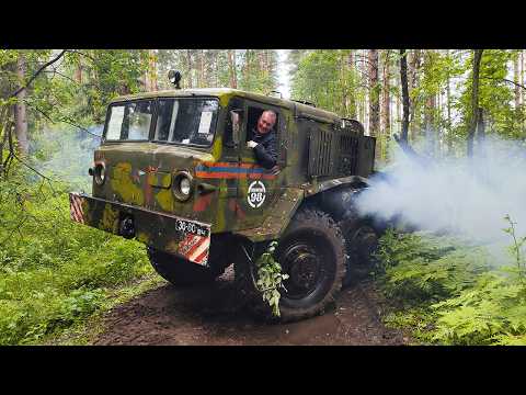 МАЗ 537 / Первый выезд ТЕПЛОВОЗА, первые проблемы