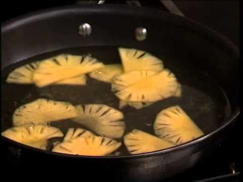 Coconut panna cotta with pineapple carpaccio on Expresso