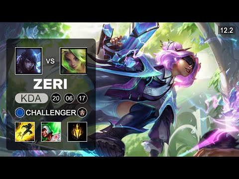 Zeri ADC vs Aphelios - EUW Challenger - Season 12 Patch 12.2