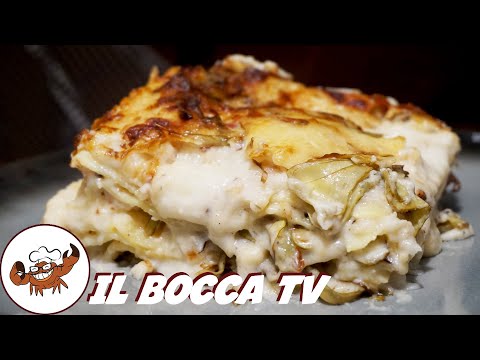 836 - Lasagne cacio e pepe con carciofi e pancetta, cenetta perfetta! (pasta facile super sfiziosa)