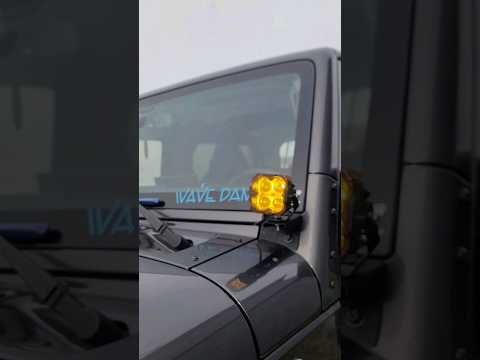 Install of my New @NovsightAutoLighting 3" Light pods. Code "Jawsjk" to save 25% #shorts #Jeep