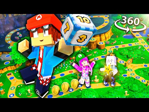Mario Party with YOU in Minecraft VR 360!