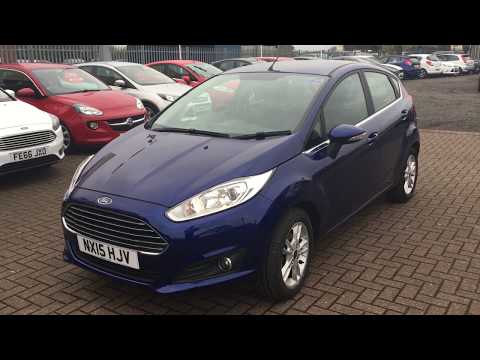 Used Ford Fiesta 1.25 82 Zetec 5dr Deep Impact Blue 2015