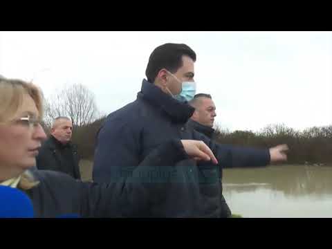 Basha në zonat e përmbytura në Shkodër: S’është koha për politikë - News, Lajme - Vizion Plus