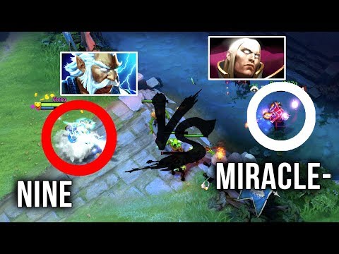 Miracle- Best Invoker vs German Superstar Nine Zeus - EPIC Mid Battle Dota 2 - Patch 7.20e