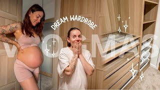 vlogmas ep1: building & organising my dream wardrobe + 32 weeks pregnant ❤️