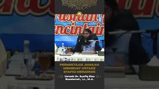 Download lagu PERMINTAAN JAMAAH MEMBUAT USTADZ SYAFIQ MENANGIS #masuksurga #rahmatallah mp3