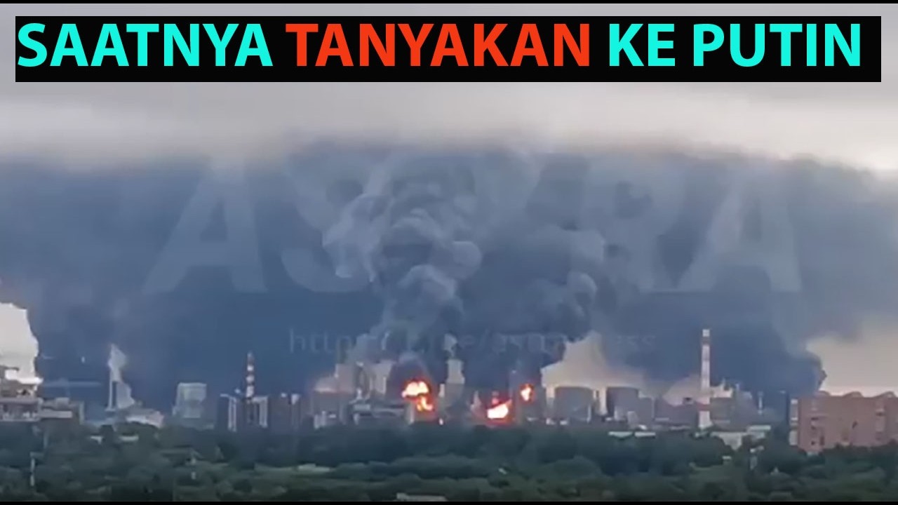 Moskow Terbakar, Serangan Terbesar Ukraina Hantam Ibukota Rusia