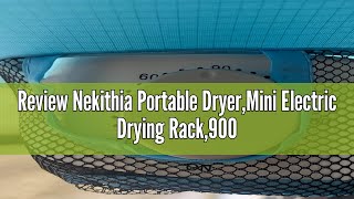 Review Nekithia Portable Dryer,Mini Electric Drying Rack,900W Small Children's Clothes Dryer,Portabl