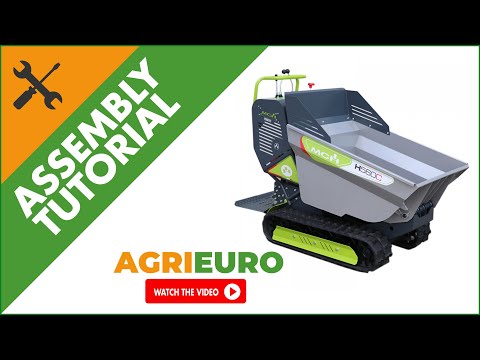 MCH H560C-GX Tracked Power Barrow - Hydraulic dumper - 500 Kg - Assembly tutorial