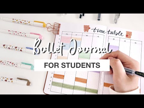 ✏️ bullet journal for students // simple and functional back-to-school bujo spreads