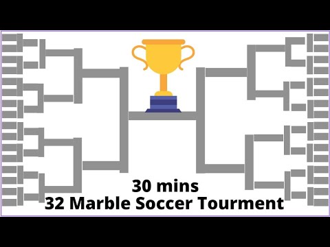 32 Marble Soccer Tourment