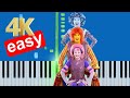 The Doodlebops It S Gonna Be Alright Slow Medium Easy Piano Tutorial 4K