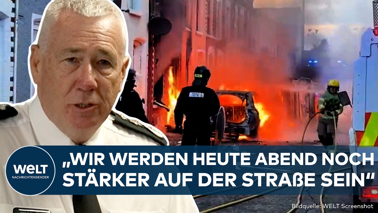 BELFAST: "Wir werden heute noch stärker auf der Straße sein!" Polizei sagt Randalierern den Kampf an