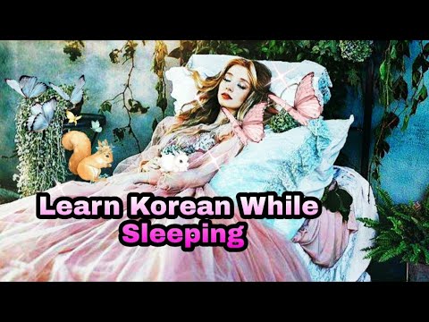 Learn All Korean Phrases While Sleeping (8 Hours Korean Lesson)