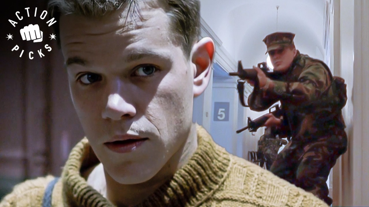 Bourne Escapes the US Embassy | The Bourne Identity