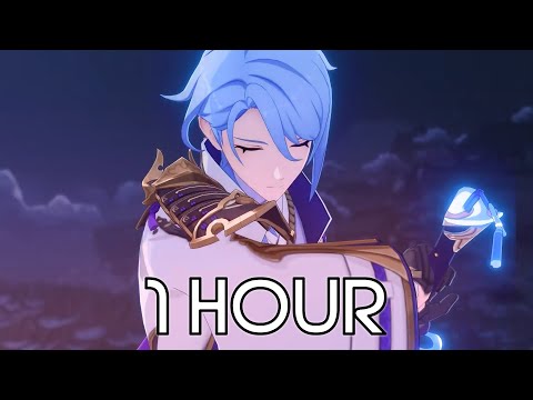 Kamisato Ayato Theme Music 1 HOUR - Fathomless Swirls in the Forest (tnbee mix) | Genshin Impact