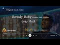 Rowdy Baby karaoke Male version  with tamil lyrics