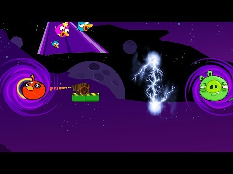 Angry Birds Cannon Collection 5 - HIT THE BAD PIGS THROUGH BLACK HOLE TO RESCUE BIRDS!