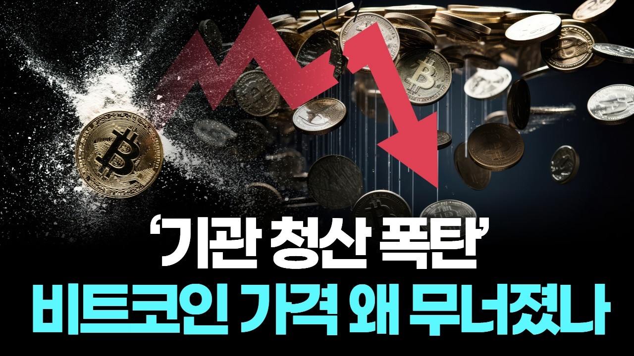 ‘기관 청산 폭탄’...비트코인 가격 왜 무너졌나