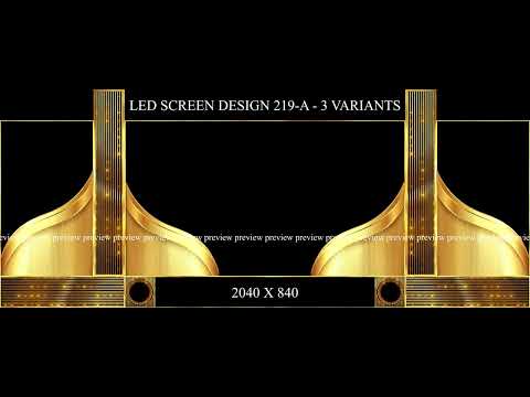 494. Led Screen Design 219 - A -   3 Variants