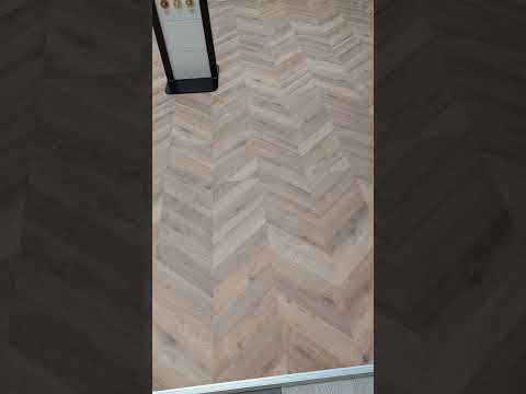 Noyeks - Herringbone Laminate Flooring From Swisskrono #shorts #flooring #laminate #herringbone
