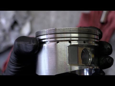 GSX Block Prep 7 - fitting crankshaft and pistons