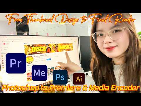 From Thumbnail Design to Final Render | Laura Branigan Disco Mix – 70s 80s 90s Retro Dance