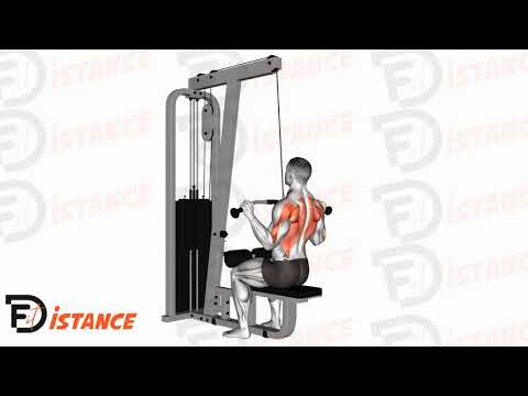 Tirage vertical à la barre prise pronation - Exercice Tirage vertical à la barre prise pronation en vidéo