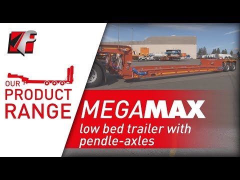 FAYMONVILLE MegaMAX - Low bed trailer with pendle-axles