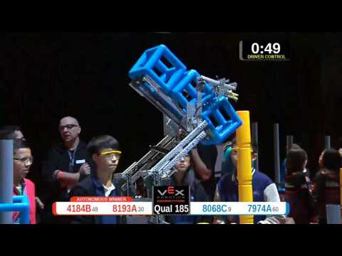 2015 VRC-MS Spir Q185 -  (4184B 8068C) 78-Spirit Div-VRC Middle School-VEX Worlds 2015