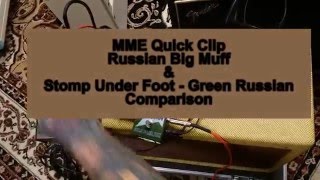 Video thumbnail for MME Quick Clip - Russian Big Muff / Stomp Under Foot - Green Russian by Tony Mullins