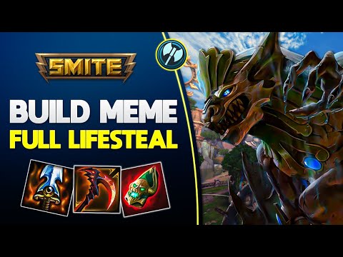 Build do Full Lifesteal! CAMAZOTZ SOLO - ⚡ Smite BR Conquista