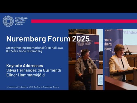 Nuremberg Forum 2025 – Keynote Addresses