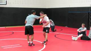 Saeed Azarbayjani Technique: Countering 2 on 1 With A Leg Attack