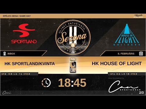 2022 02 06 HK Sportland/KVINTA - HK House of Light