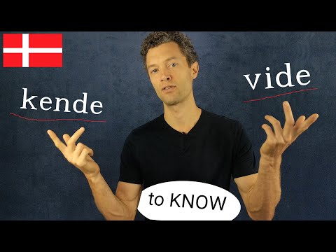 To Know in Danish