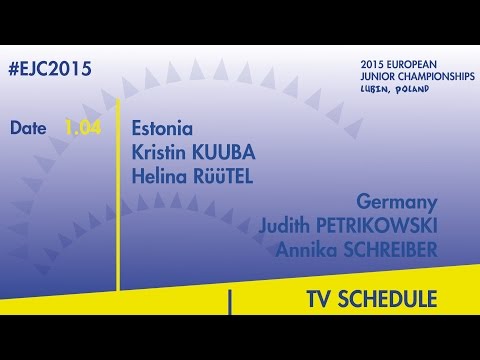 K.Kuuba/H.Ruutel(EST) VS. J.Petrikowski/A.Schreiber(GER) #EJC2015 Lubin, Poland