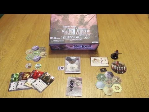 Mage Knight Lost Legion társasjáték általános bemutatása - mrakostube
