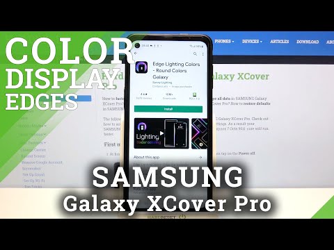 How to Apply and Customize Lighting Edges in Samsung Galaxy XCover Pro – Colorful Animated Edges