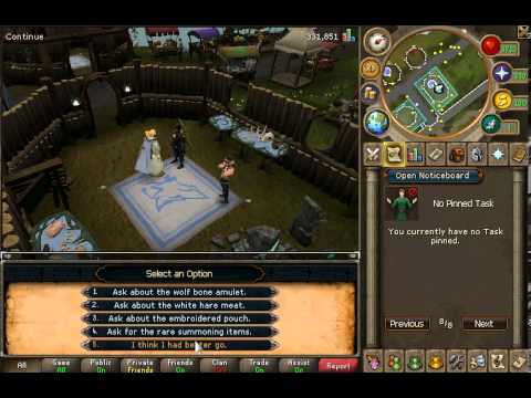 RS3 - Quest Guide #3: Wolf Whistle