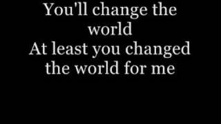 change the world finger eleven with lyrics