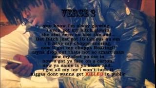 CHIEF KEEF - LUCKY BASTARD  onscreen lyrics video ( ON SCREEN LYRICS )