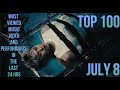 TOP 100 MOST VIEWED MV PERFORMANCE IN THE LAST 24 HRS JULY 8 REUPLOADING