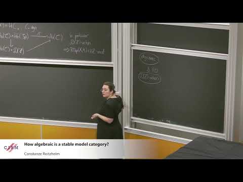 Constanze Roitzheim : How algebraic is a stable model category?
