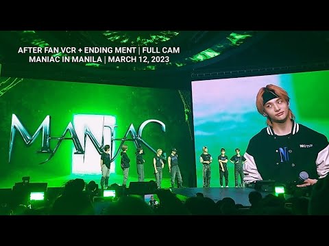 230312 Stray Kids Maniac Tour in Manila Day 2 - After VCR + Ending ment (full) @StrayKids