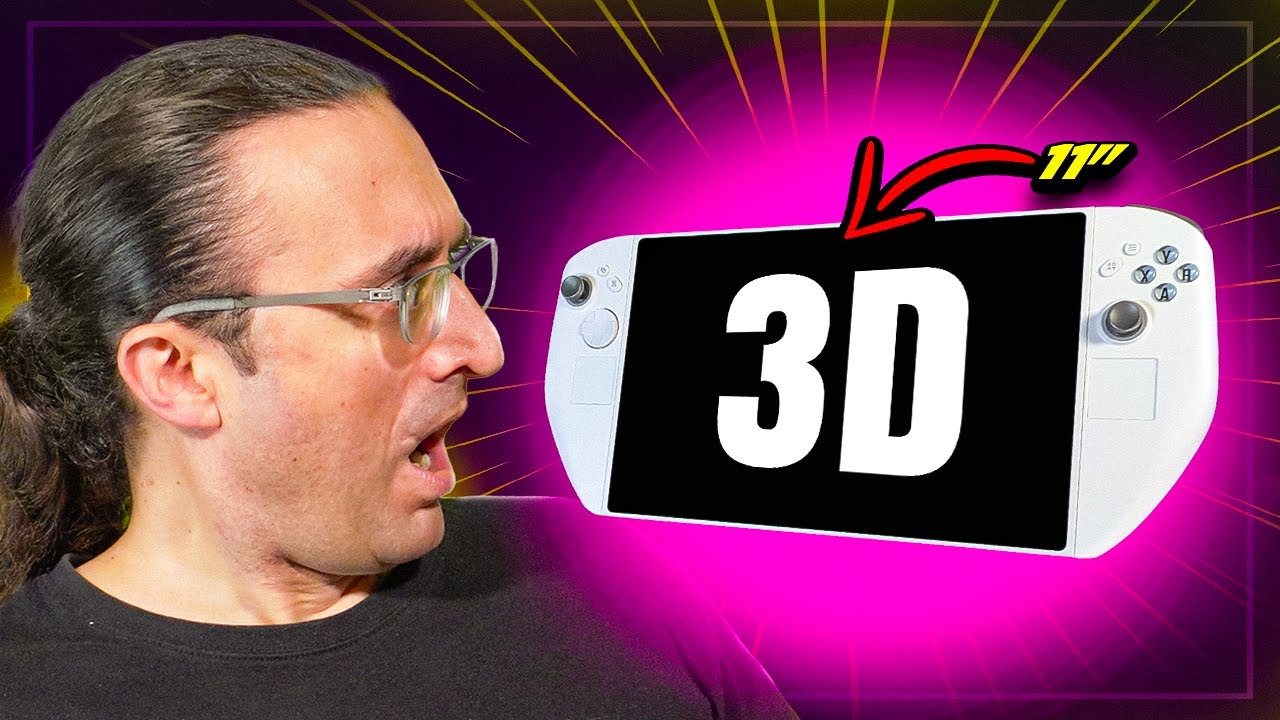 ESTE es el primer HANDHELD PC con pantalla 3D sin gafas del MUNDO : ABXYLUTE 3d ONE