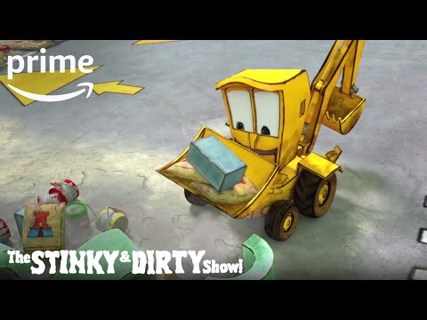 The Stinky & Dirty Show Season 2 Part 2 - Clip: Clean Up I Prime Video Kids